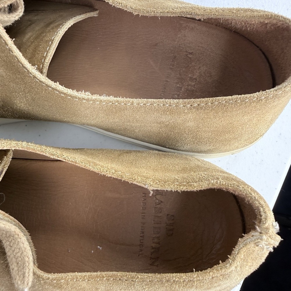 Sid Mashburn Men's Suede Sneakers Shoes Size 8 Camel Brown - Picture 9 of 11